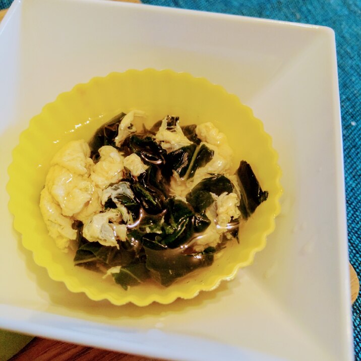 離乳食★赤ちゃんも一緒に!血液サラサラかき玉汁
